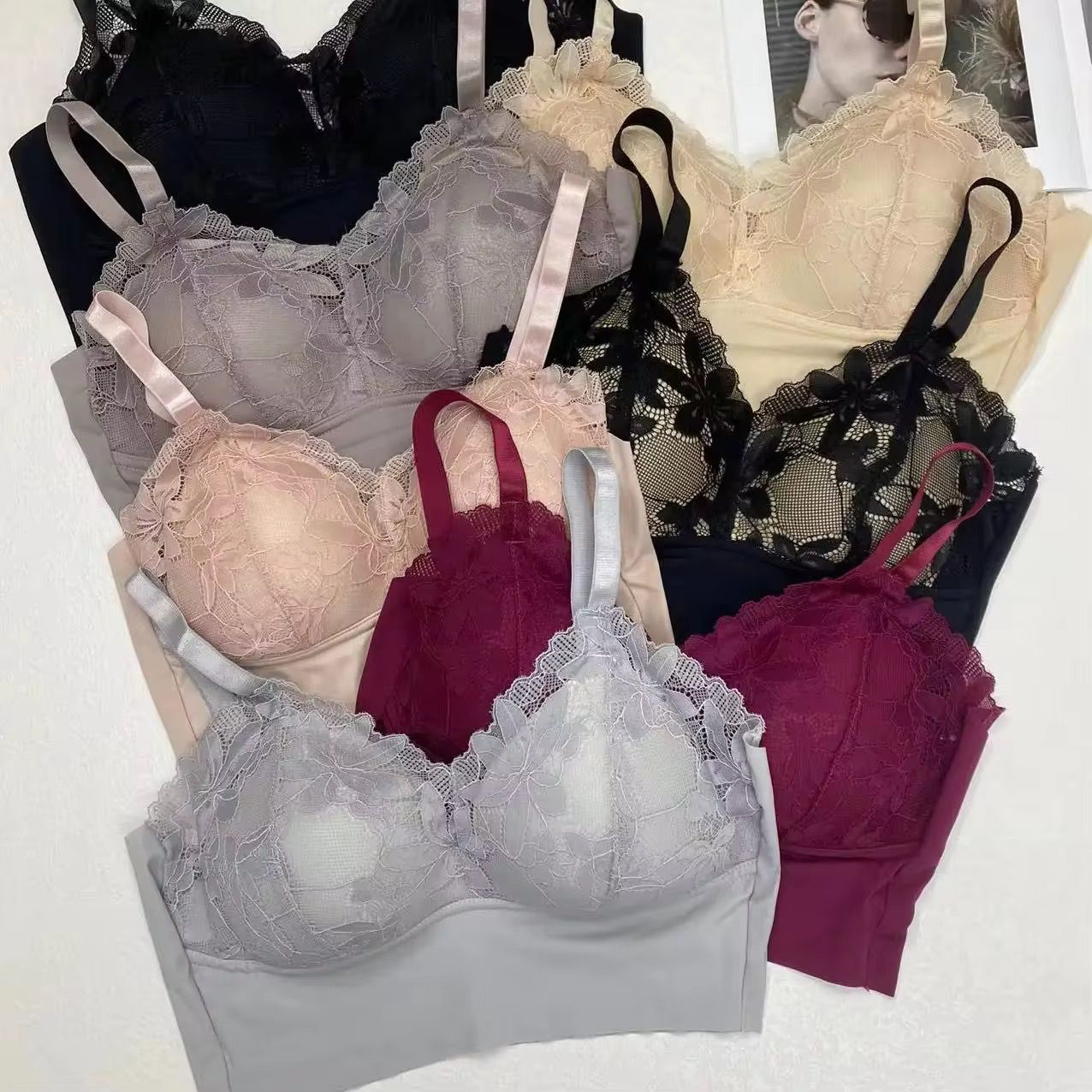 Frosted Lace Ice Bra