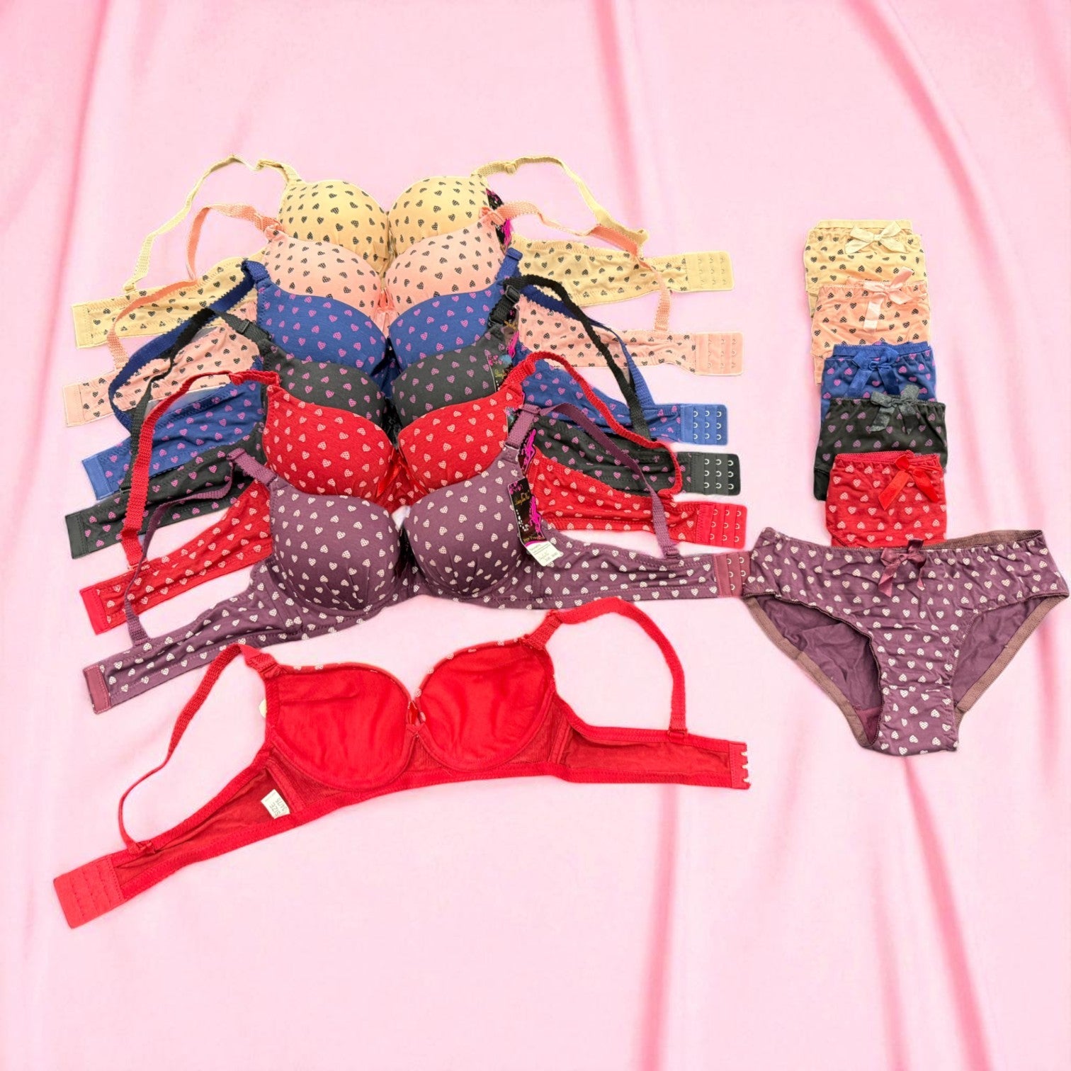 Sweetheart Charm Lingerie Set