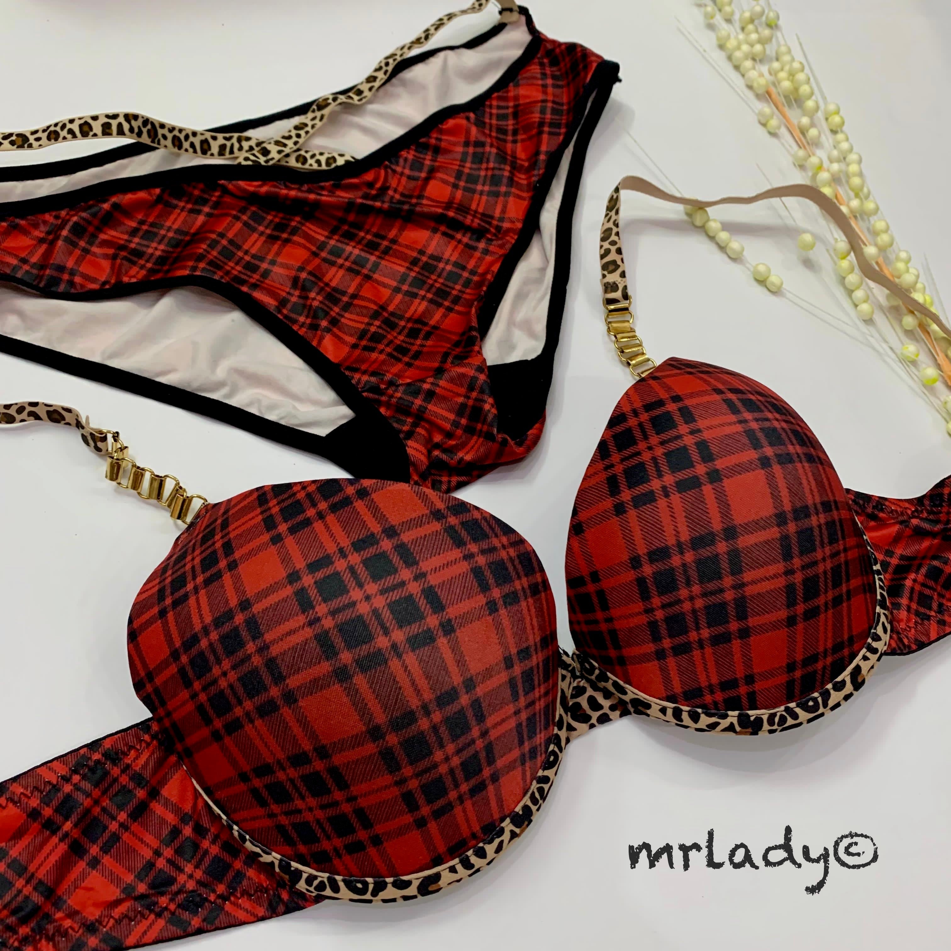 SCOTTISH THIN PAD BRA SET