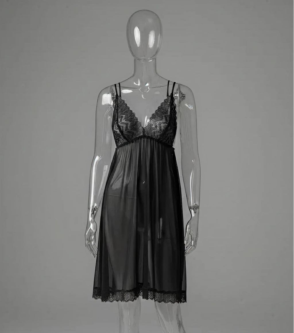 Romantic Lace Babydoll Nighty