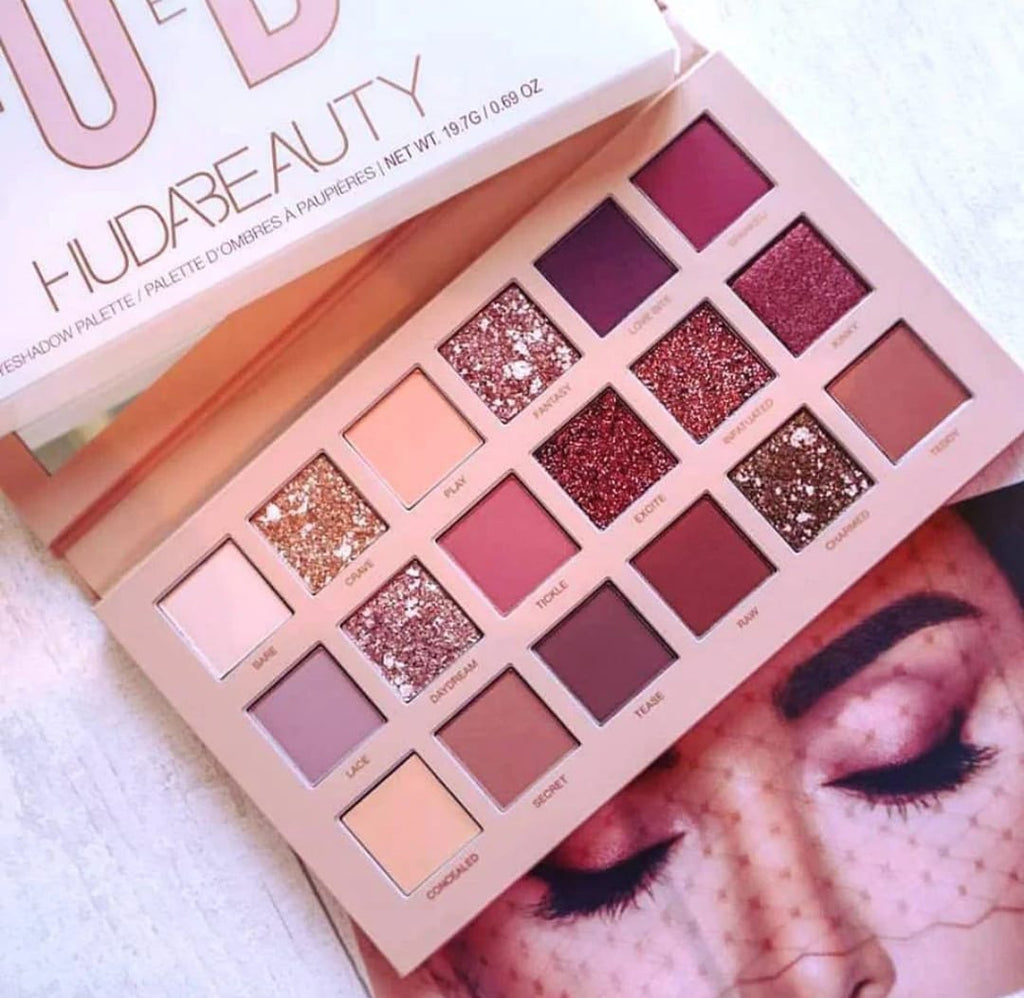 2 In 1 Nude Deal 12 Pcs Matte Lipgloss Set + Nude Palette 18 Colors     FREE DELIVERY