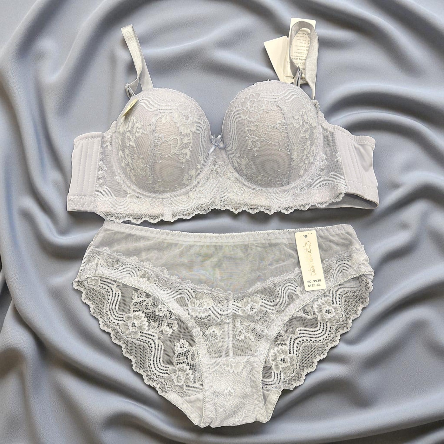Elegance Lace Padded Bra & Panty Set