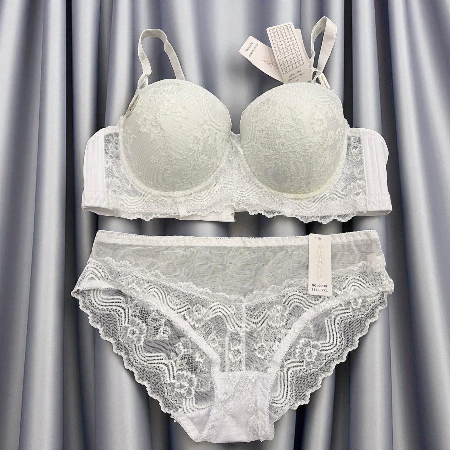 Elegance Lace Padded Bra & Panty Set
