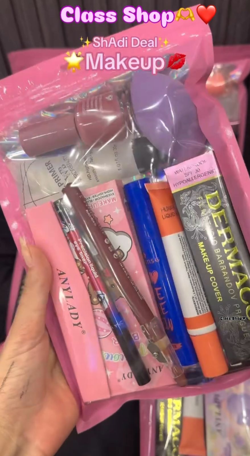 Class Shop Viral Shadi Makeup Deal Bundle - FREE DELIVERY