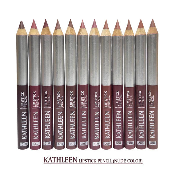 3 In 1  New Makeup Deal Kathleen 6 pcs  Lip Liner Pencil +Sunisa 6pcs  Nail Polish+96 pcs Fake Nails