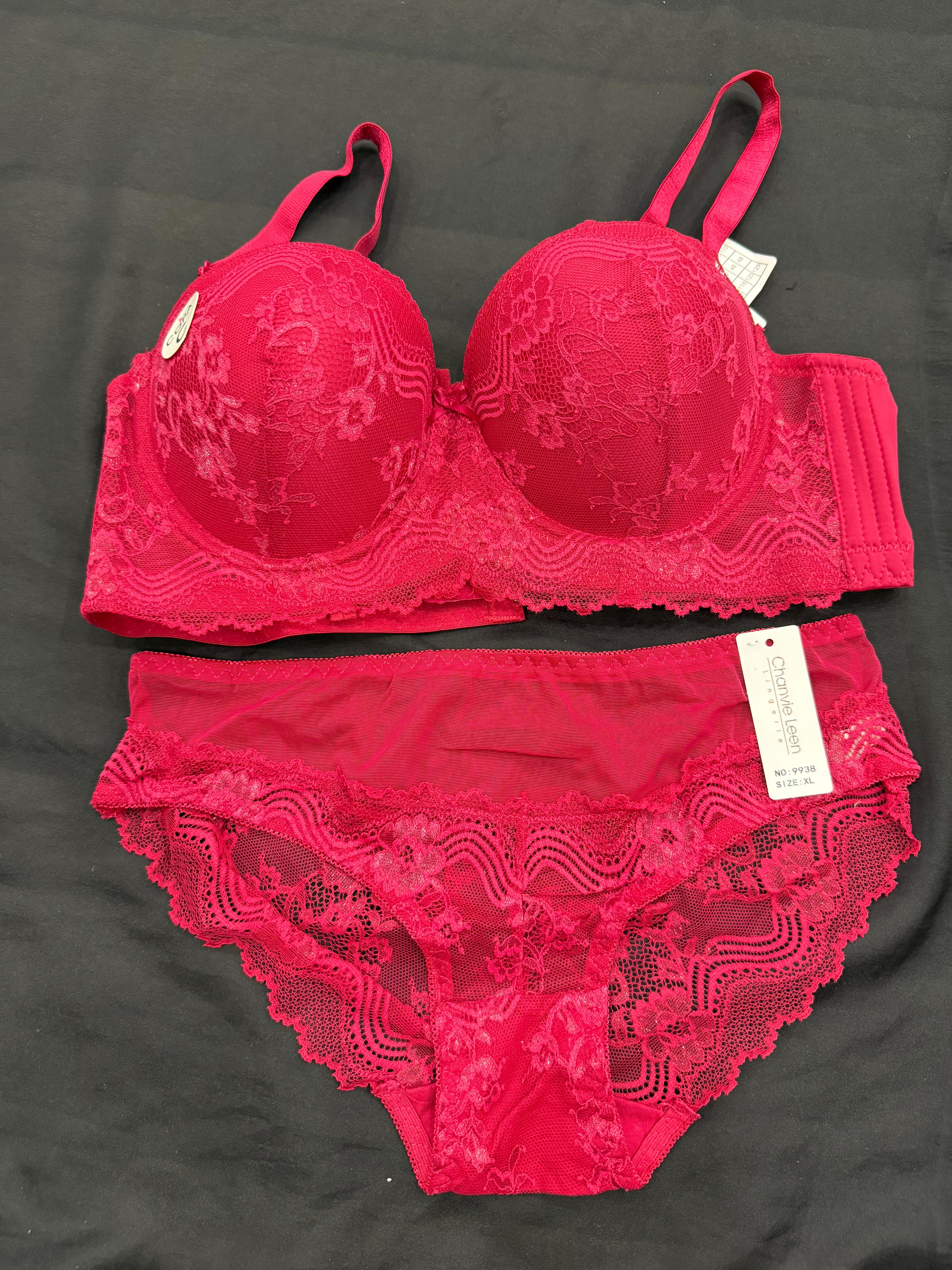 Elegance Lace Padded Bra & Panty Set